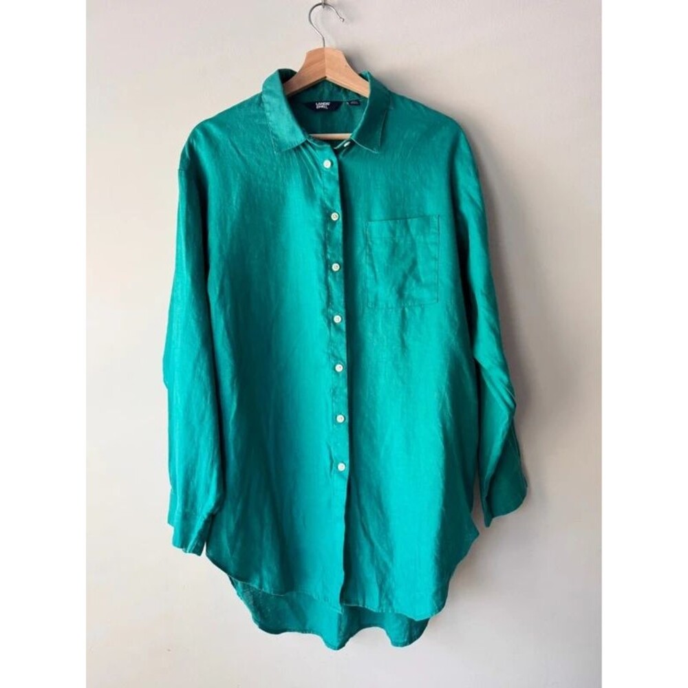 Lands End Button Down Dress/Blouse